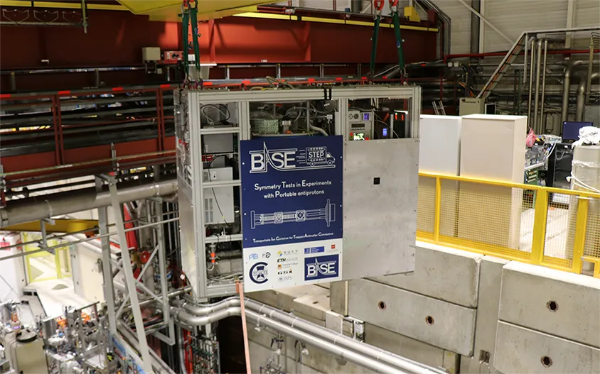 BASE Collaboration transports protons for the first time